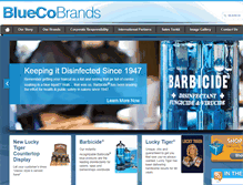 Tablet Screenshot of bluecobrands.com